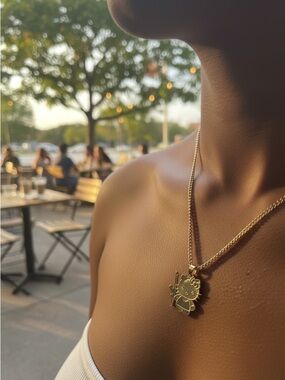 Gold Hello Kitty Pendant Necklace - Women Jewelry